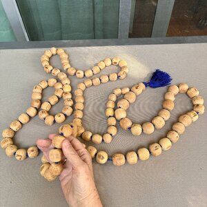 Super Jumbo 114" long Tulasi Japa Mala  27mm Beads